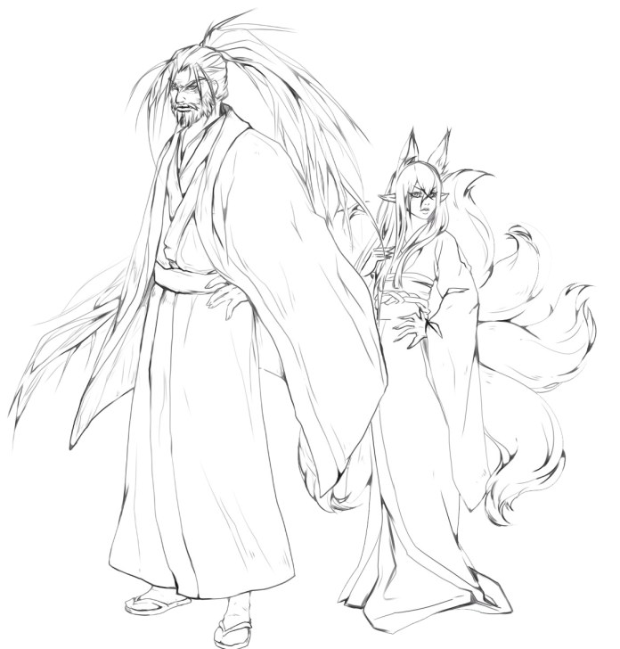 Emperor Tengan & Hizoku Seer Iasu